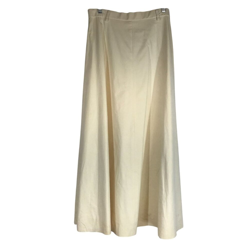 MISS RODEO AMERICA - WOMEN'S LARGE - CREAM SUEDE LINED HOBBY HORSE SHOW SKIRT